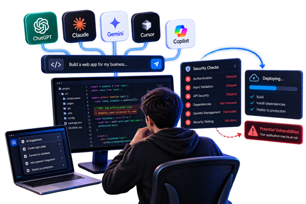 Securing AI-generated and vibe-coded applications